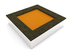Trampolína do země TR-C180-OZ - oranžová