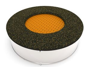 Trampolína do země TR-K145-OZ - oranžová