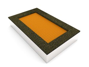 Trampolína do země TR-O270-OZ - oranžová