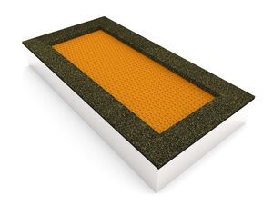Trampolína do země TR-O320-OZ - oranžová