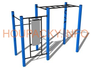 Street workoutová sestava WS010BD - modrá