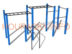 Street workoutová sestava WS015BD - modrá